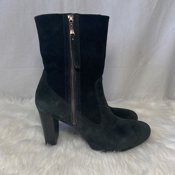 UGG Athena Leather/Suede Zip Boots Style S/N 1008701 Sz 9.5 - Picture 6 of 9